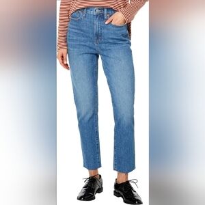 Madewell The Perfect Vintage Jeans with Raw Hem Sz 27